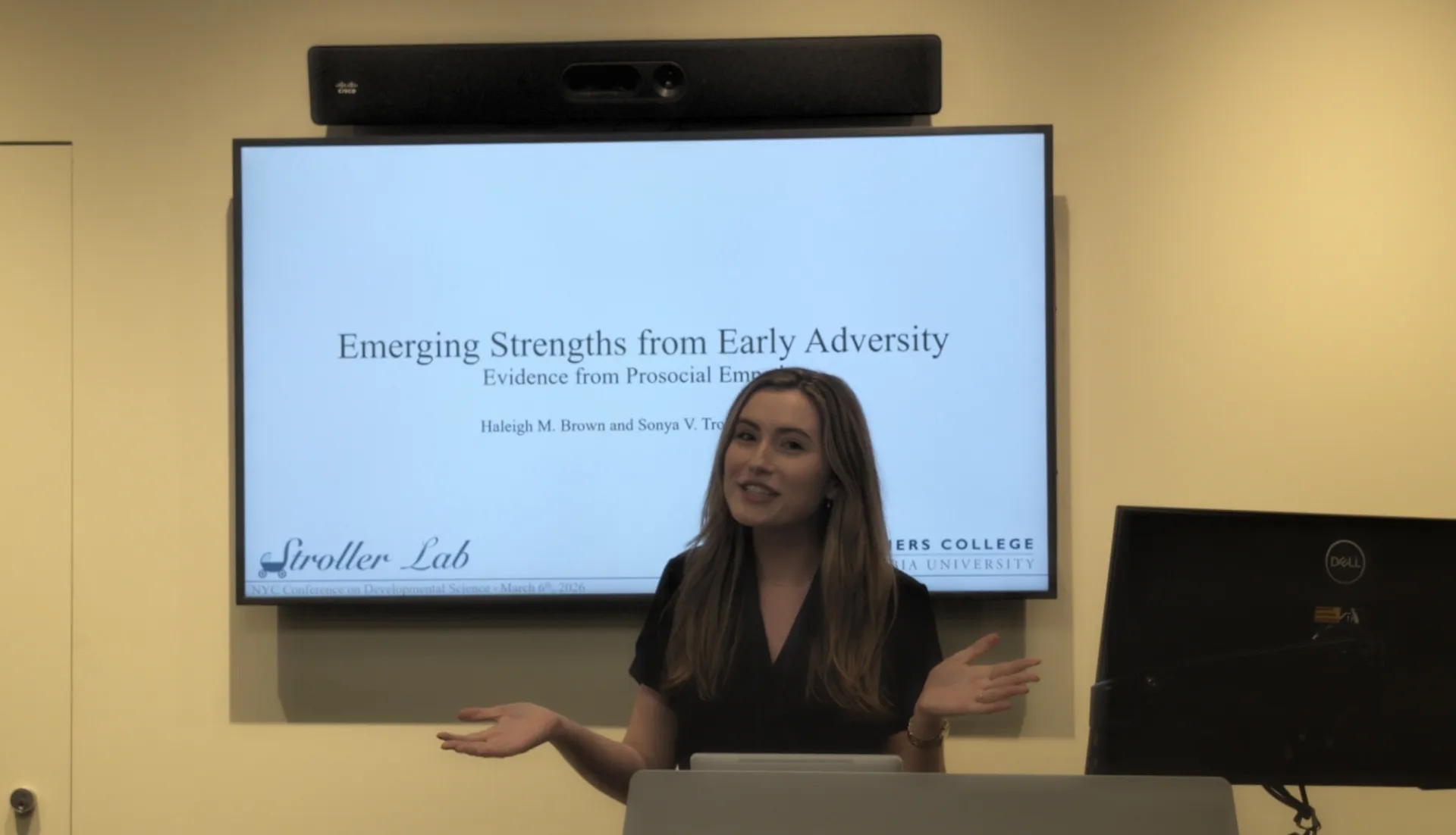 Haleigh presenting