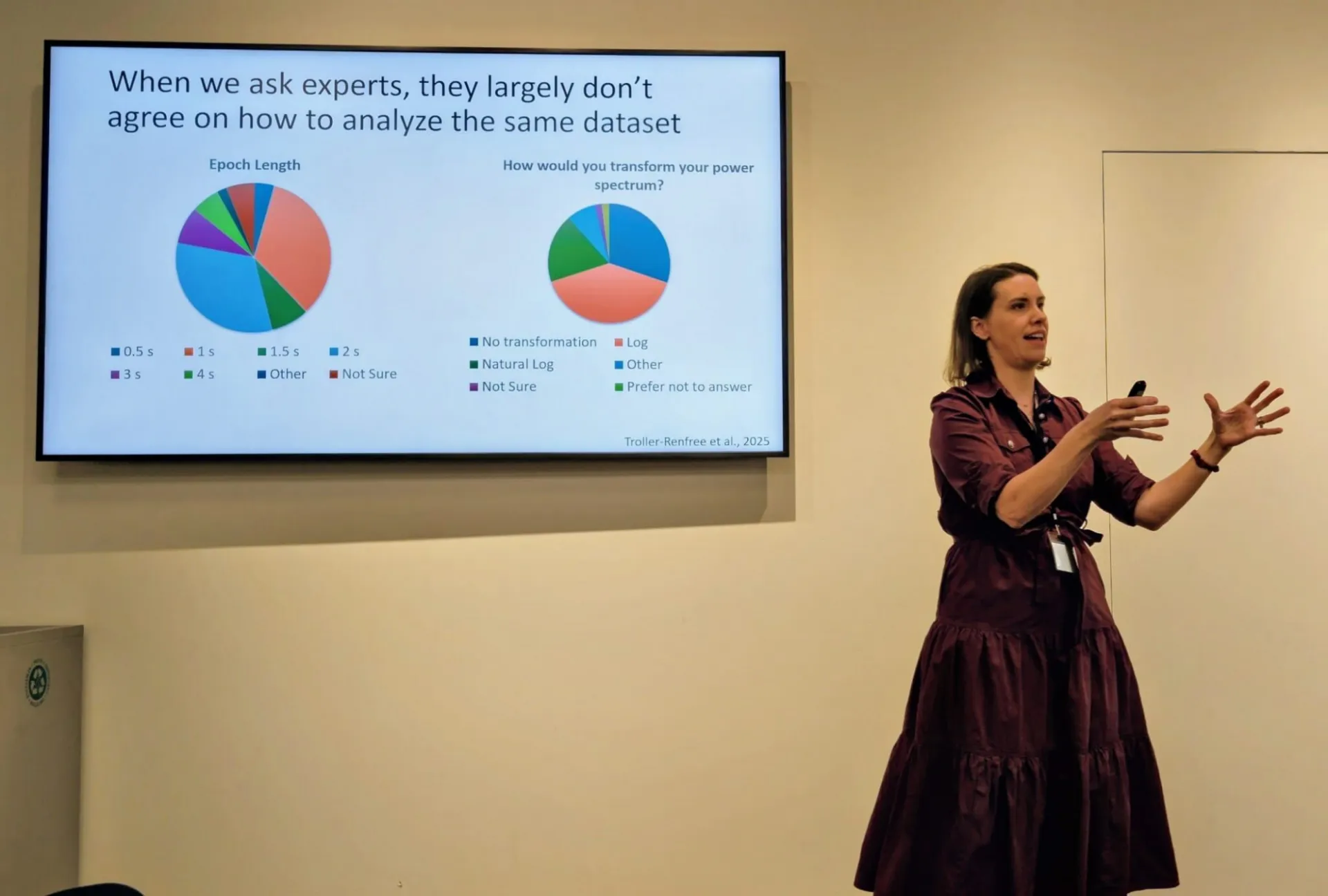 Sonya presenting
